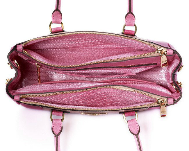 2014 Prada saffiano calfskin 33cm tote BN2274 light pink&pink online store